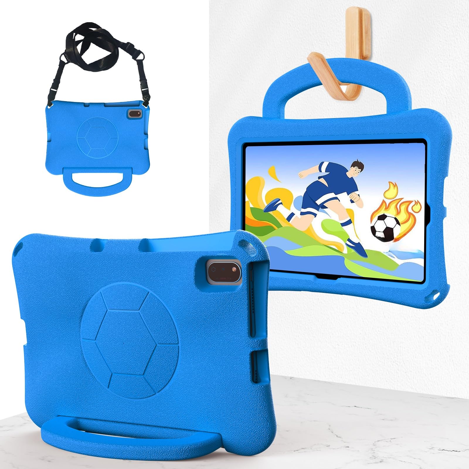 Housse de protection pour tablette avec poignée support intégrée - 8