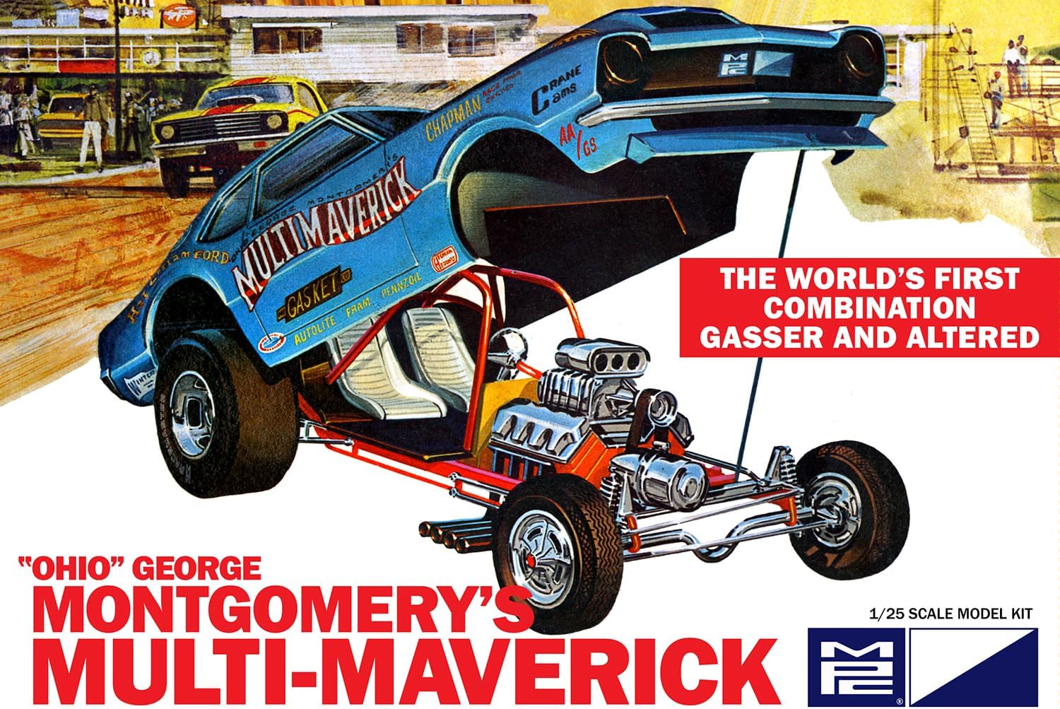 MPC Multi Maverick Funny Car 1:25 Scale Model Kit