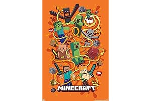 Trends International Minecraft Funtage Poster for Epic Wall Decor