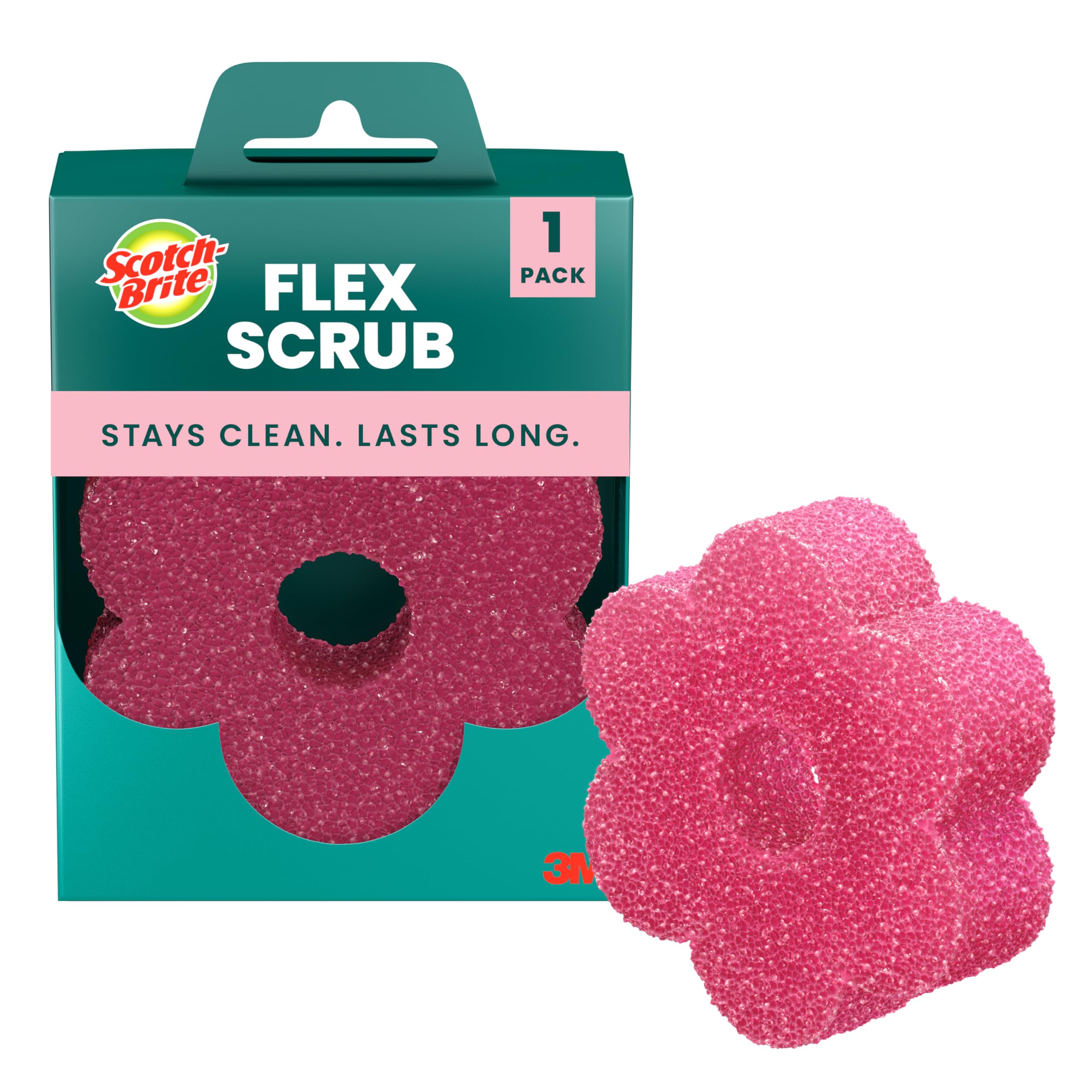 Scotch-Brite Flex- Scrub Non-Scratch Kitchen Sponge | Thermofoam | Flexible Scrub Pad for Utensils, Dishes & Cookware | Easy to Grip & Powerful Long Lasting Cleaning Performance-picture-29