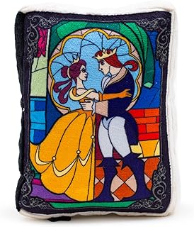 Disney Dog Toy, Disney Beauty and The Beast Book Replica Pet Toy, Plush