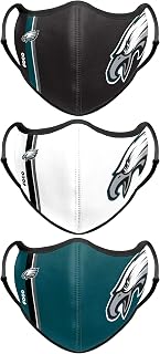 FOCO Philadelphia Eagles NFL Sport 3 Pack Face Cover