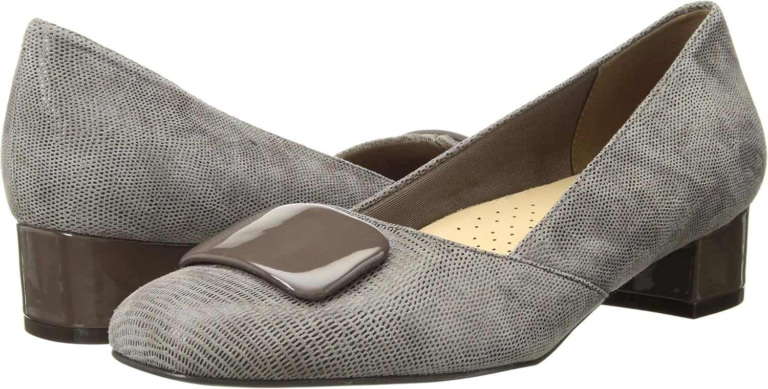 Trotters Women's DELSE Pump, Taupe, 9.5 M US