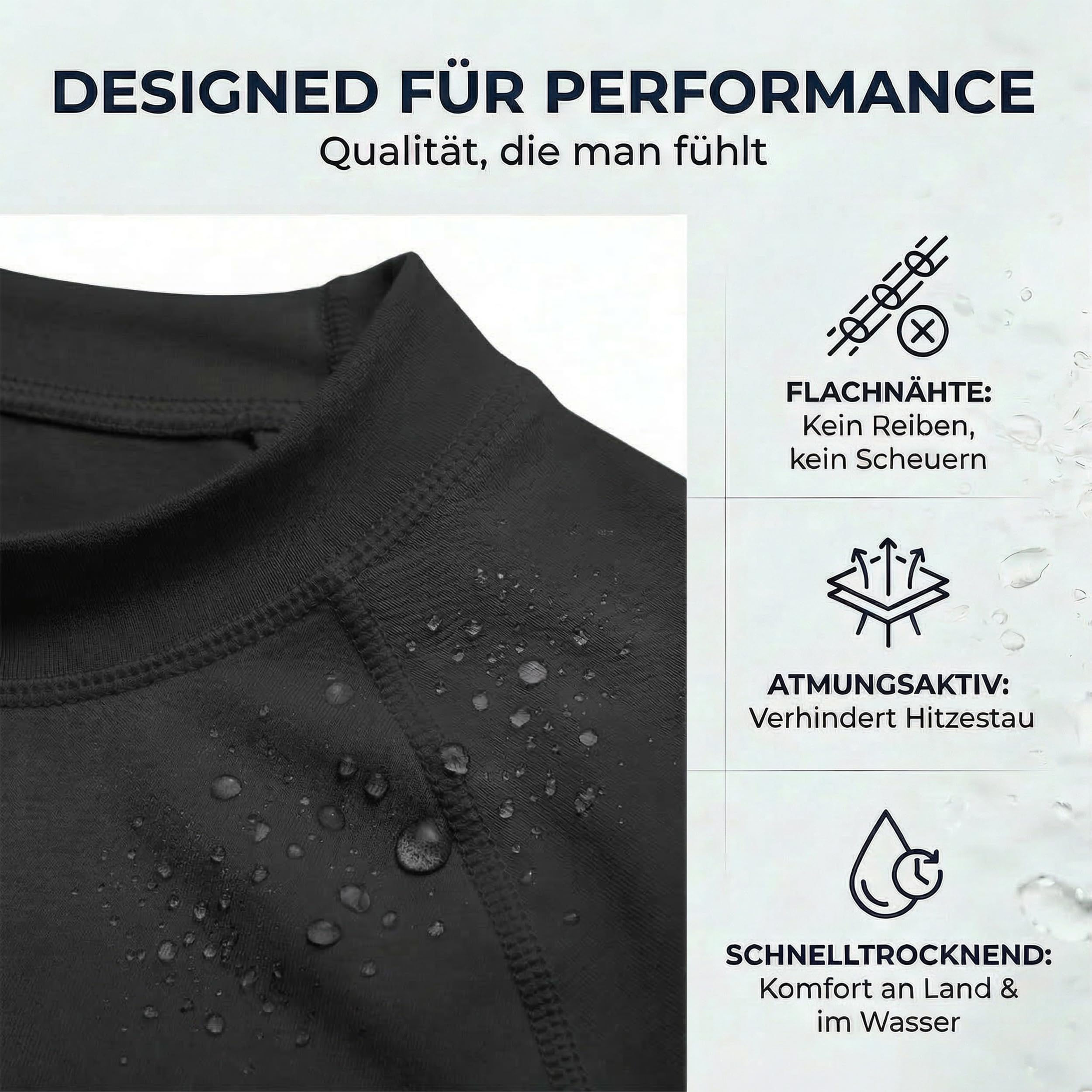 iQ-Company UV 300 - Camiseta Loose Fit, protección UV