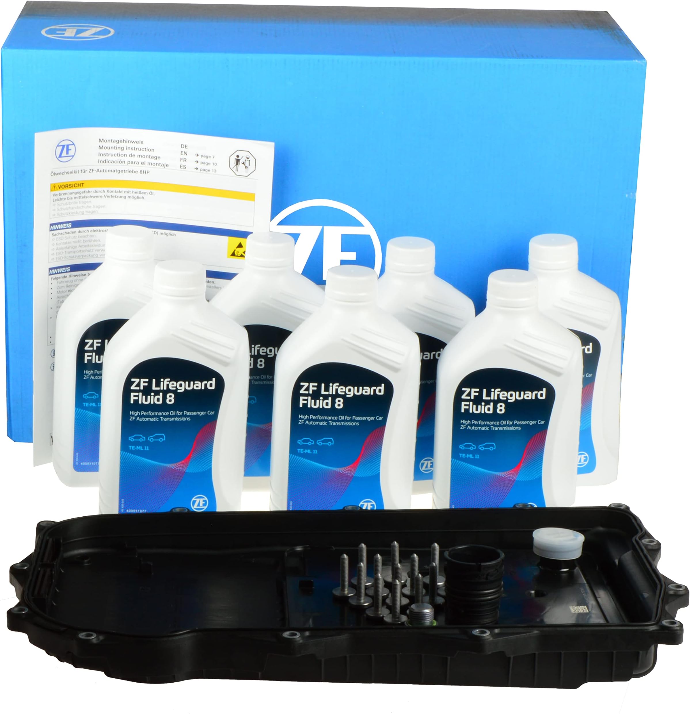 ZF 1087.298.365 Oil Filters, Bue and White Box