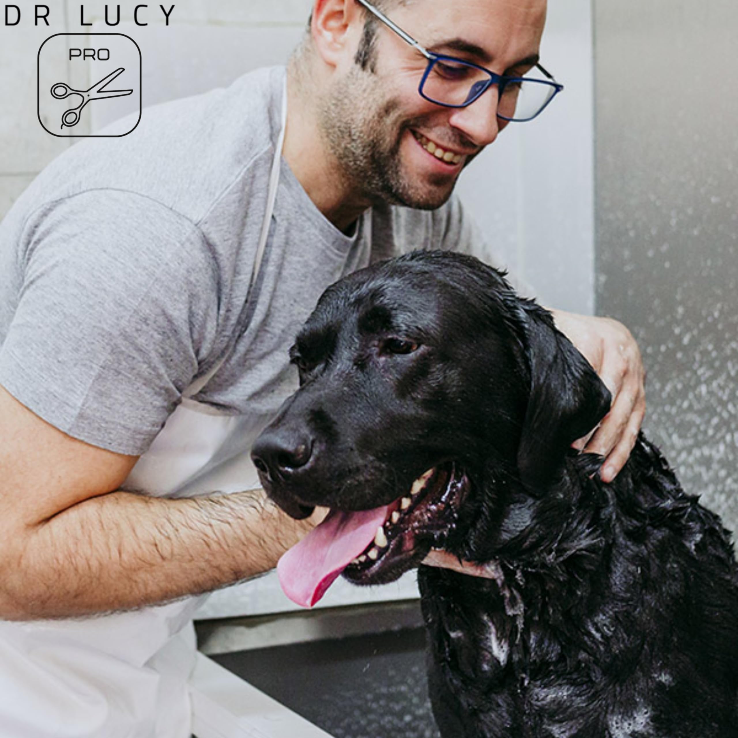 DR Lucy Pro Easy Brush Oil 500 ML Huile démêlante - Concentré | Huile démêlante pour chien avec huile d’amande et vitamine E pour le soin nourrissant du pelage