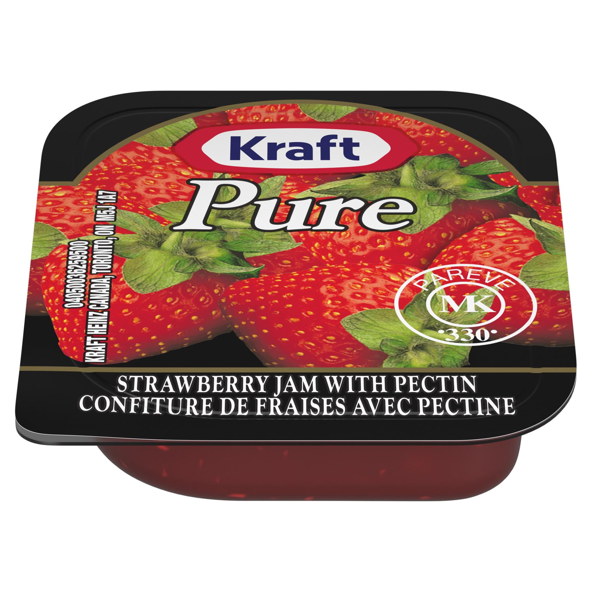 Confiture de fraises pure Kraft avec pectine (140 x 10 ml tasses) :  Amazon.ca: picerie et Cuisine gastronomique