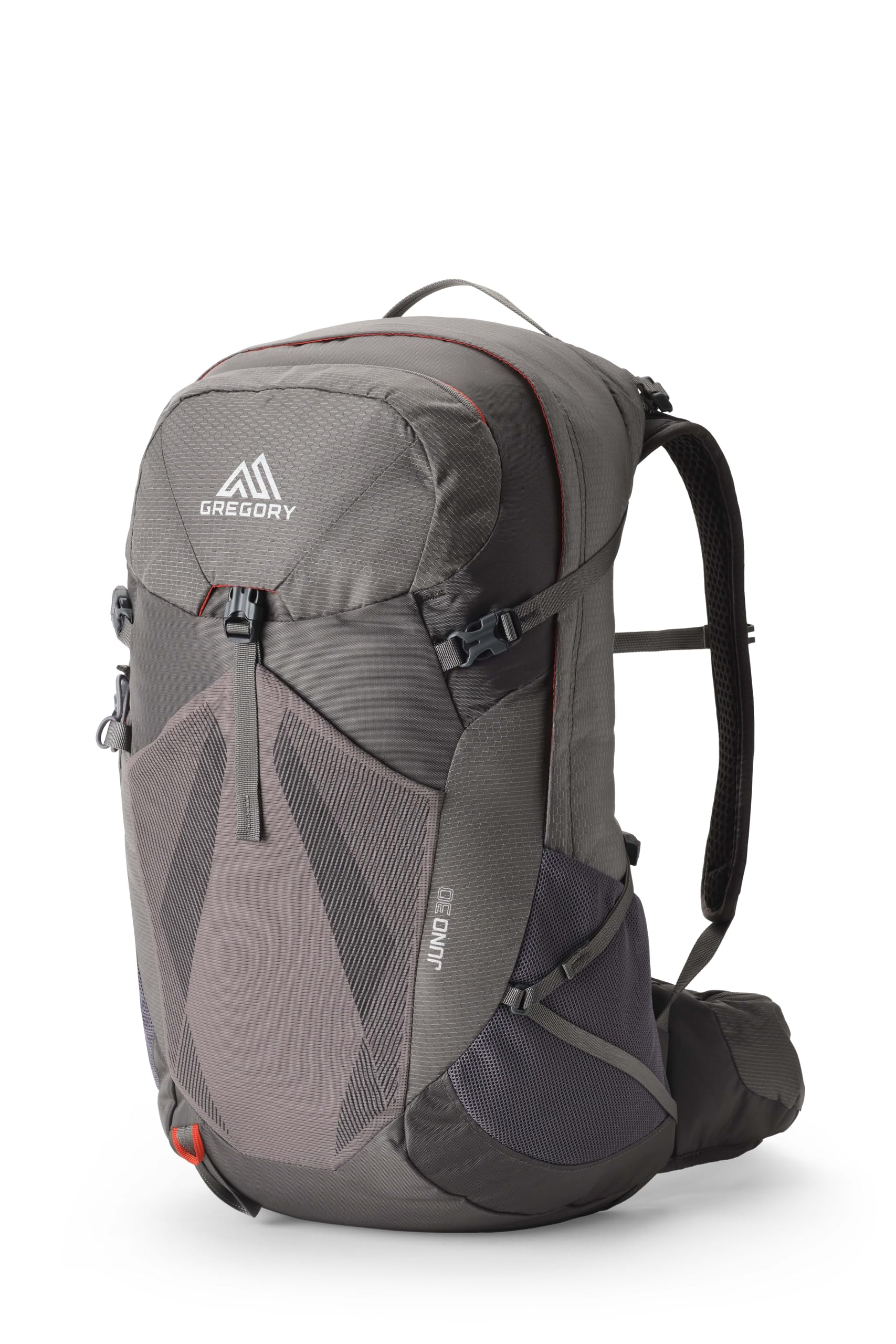 Gregory Vaporspan - Juno 30 - Day Hiking Backpack for Women, 52 cm, 30 L, 0.93 KG, Ventilated VaporSpan Backpanel, Hydration Compatible, Rain Cover Included, Grey (Torch Grey)