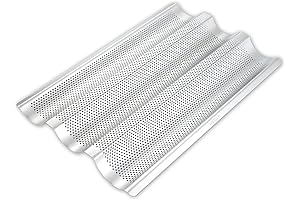 Supreme Perforated Baguette Pan: Bake Crusty Delights with Ease