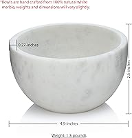 Vista 6 de Beau Brummell El cuenco de jabón de afeitar original de mármol hecho a mano con mármol 100% natural con ranuras interiores para una máxima espuma