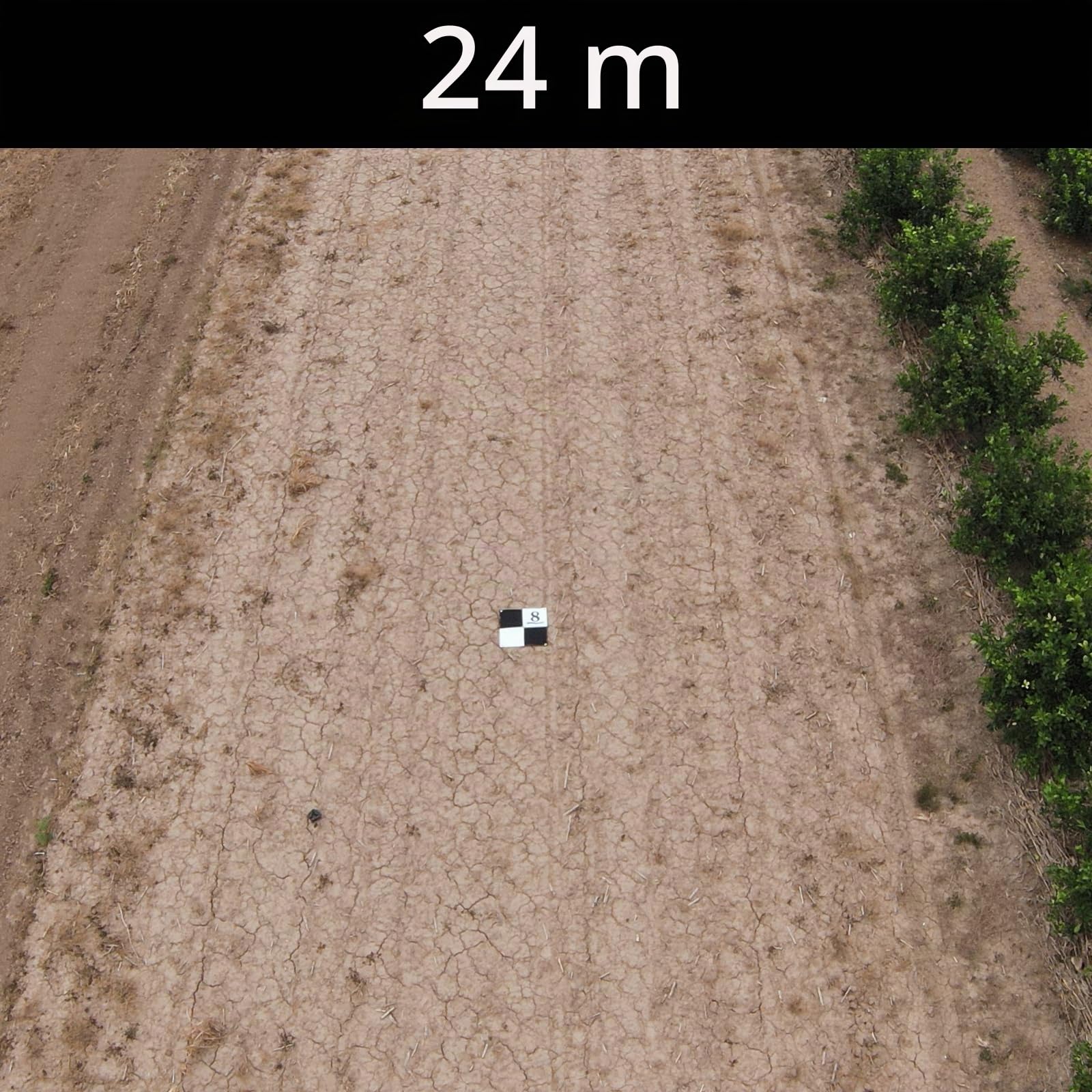 Bodenkontrollpunkte für GCP-Drohne, Mittelöse, nummeriert 0–9, 61 x 61 cm, schwarz/weiß, Antennenmarker, Ziel, UAV für Pix4D-kompatible Kartierung und Vermessung, 10 Stück