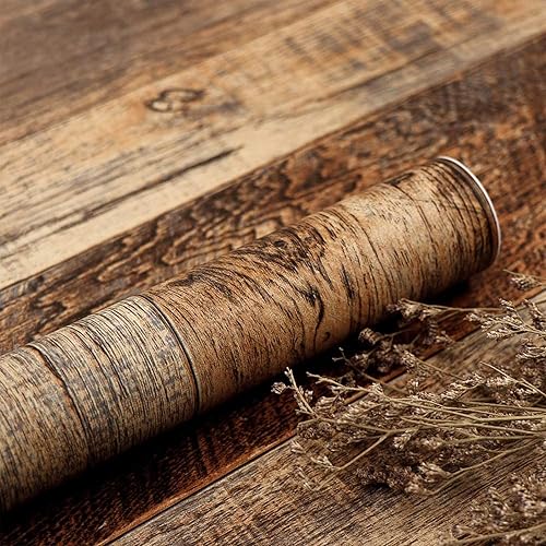 Miniatura 18 de TANONE Papel de Contacto de Madera para Cocina Despegar y Pegar Papel Tapiz, Papel Tapiz Autoadhesivo Removible para Encimeras Impermeable, Papel de