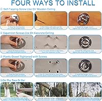 Vista 6 de Columpio Sensorial de Terapia Interior para Niños, Columpio Colgante de Alegría y Acurruco para Necesidades Especiales, Hamaca de Tela Ajustable