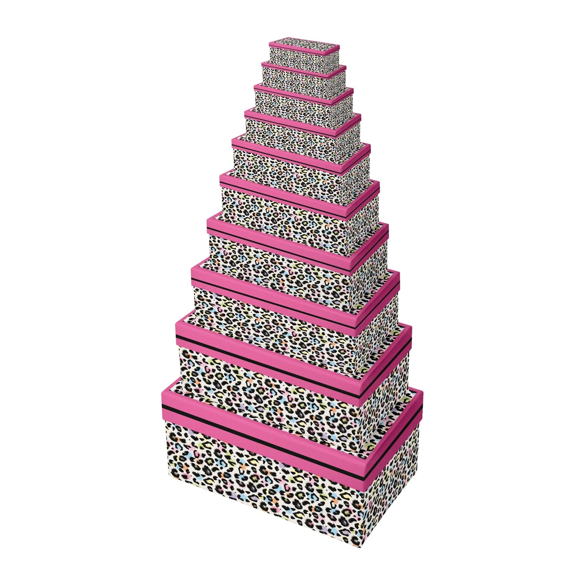 Eurowrap K, 30759-BXC - Un Set Di 10 boites d'emballage rectangles, Natale