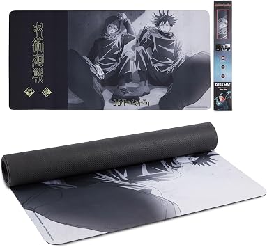 Jujutsu Kaisen Large Gaming Mouse Pad 31"x15" XL Computer Desk Mat, Anime | Jujutsu Kaisen anime gaming mouse pad, Oversized 31x15in , smooth fabric top, stitched edges, non-slip rubber base.