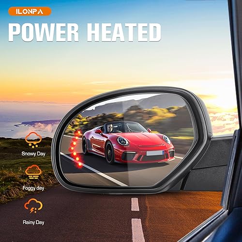 Miniatura 4 de Espejos retrovisores para Chevy Avalanche Silverado Suburban GMC Sierra 1500 1500 2500 3500 Tahoe Yukon XL 1500 2500 3500 Tahoe Yukon XL 1500 2500