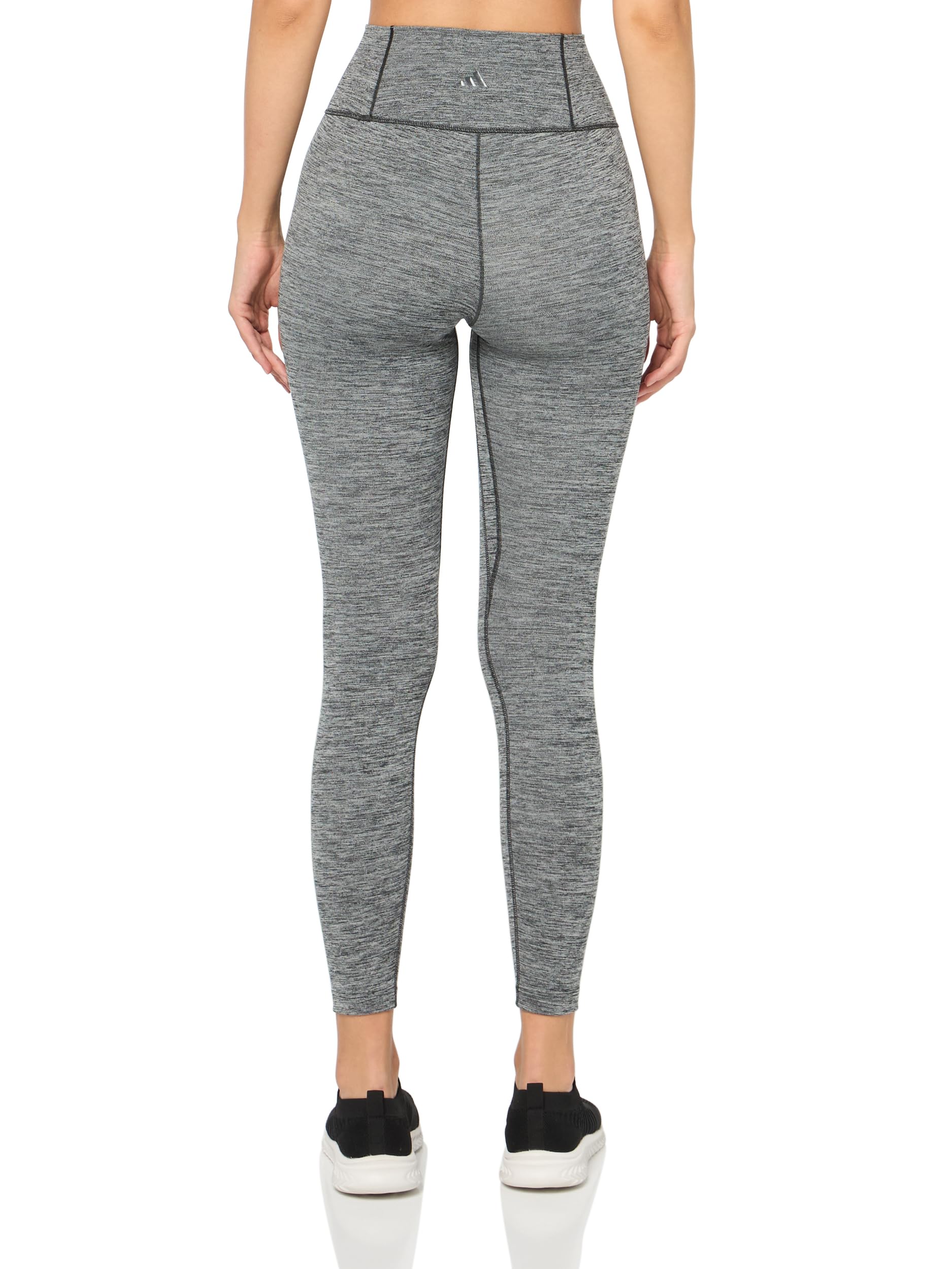 adidas Damskie legginsy treningowe All Me 7/8, szary ciemny melanż, S, Szary Ciemny Cętkowany, S