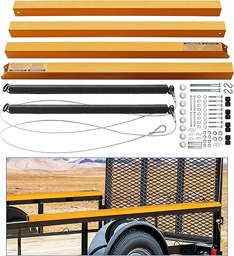 40101042GS Sistema de asistencia de elevación compatible con puerta de remolque utilitario de portón trasero y rampa de 2 caras