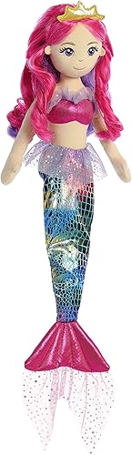 Miniatura 4 de Aurora® Enchanting Sea Sparkles™ Rainbow Fuchsia™ - Juego imaginativo - Compañeros mágicos - 18 pulgadas