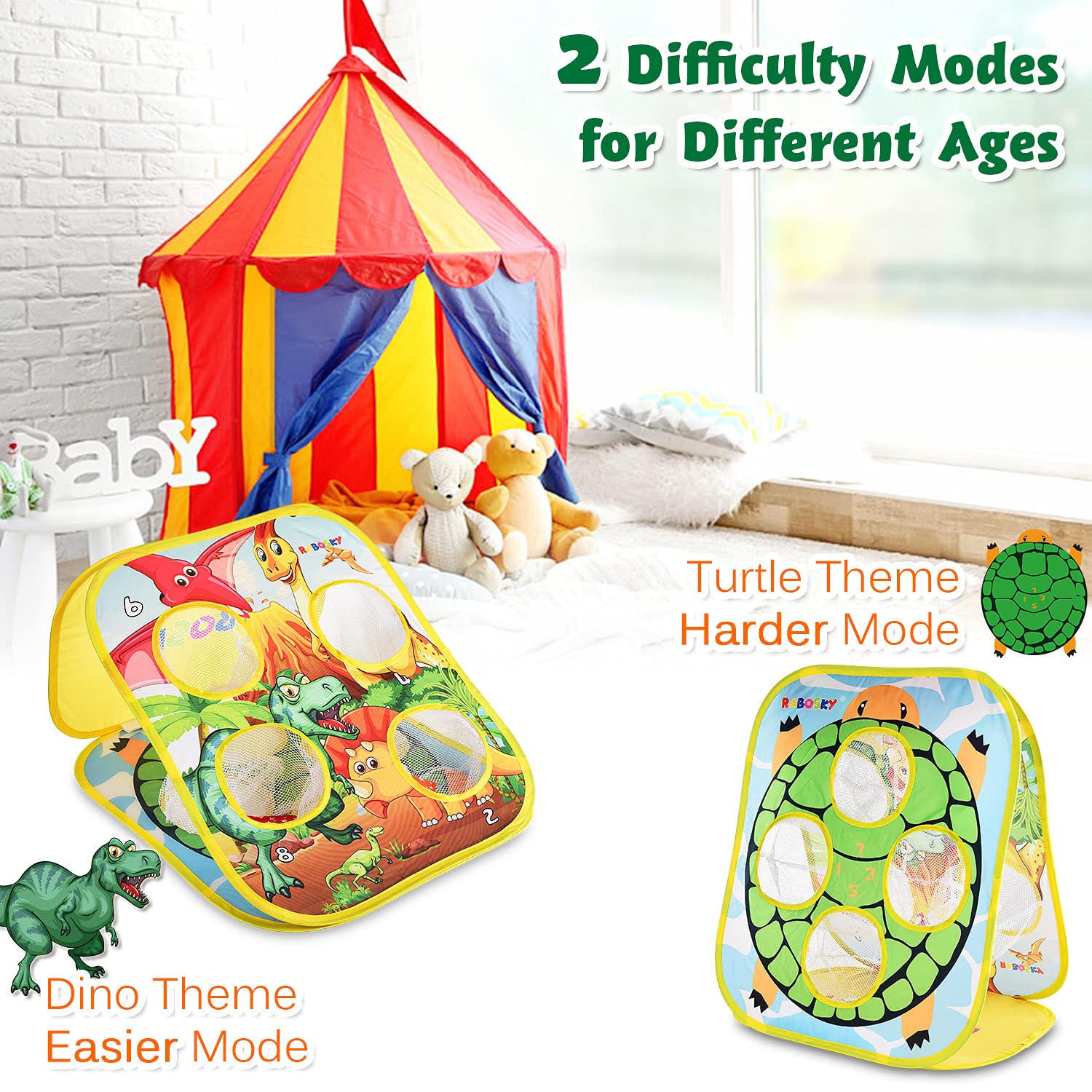 RaboSky Bean Bag Toss Game for Kids Cool Toddler Toy Gifts for 2 3 4