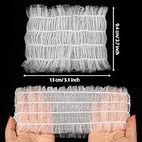 Vista 2 de Chuangdi 100 diademas desechables de spa, suaves y no tejidas, bandas elásticas para la cabeza, tela elástica para el cuidado de la piel