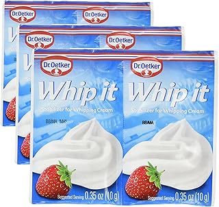 Dr. Oetker Whipped Cream Stabilizer, 0.35 Ounce, (Pack of 6)