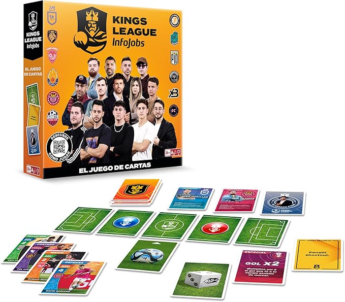 IMC Toys Juego de Cartas Kings League- El Primer Juego de Cartas Oficial de la Kings League NIÑOS y NIÑAS +8 años oferta Amazon