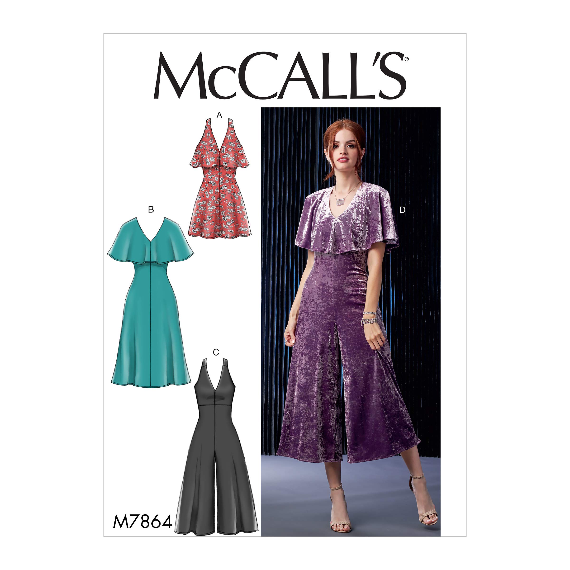 Patron McCall's M7864 patron de couture ajusté pour coudre un haut uni