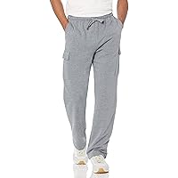 Amazon Essentials Pantaloni da Jogging Cargo da Uomo, in Pile
