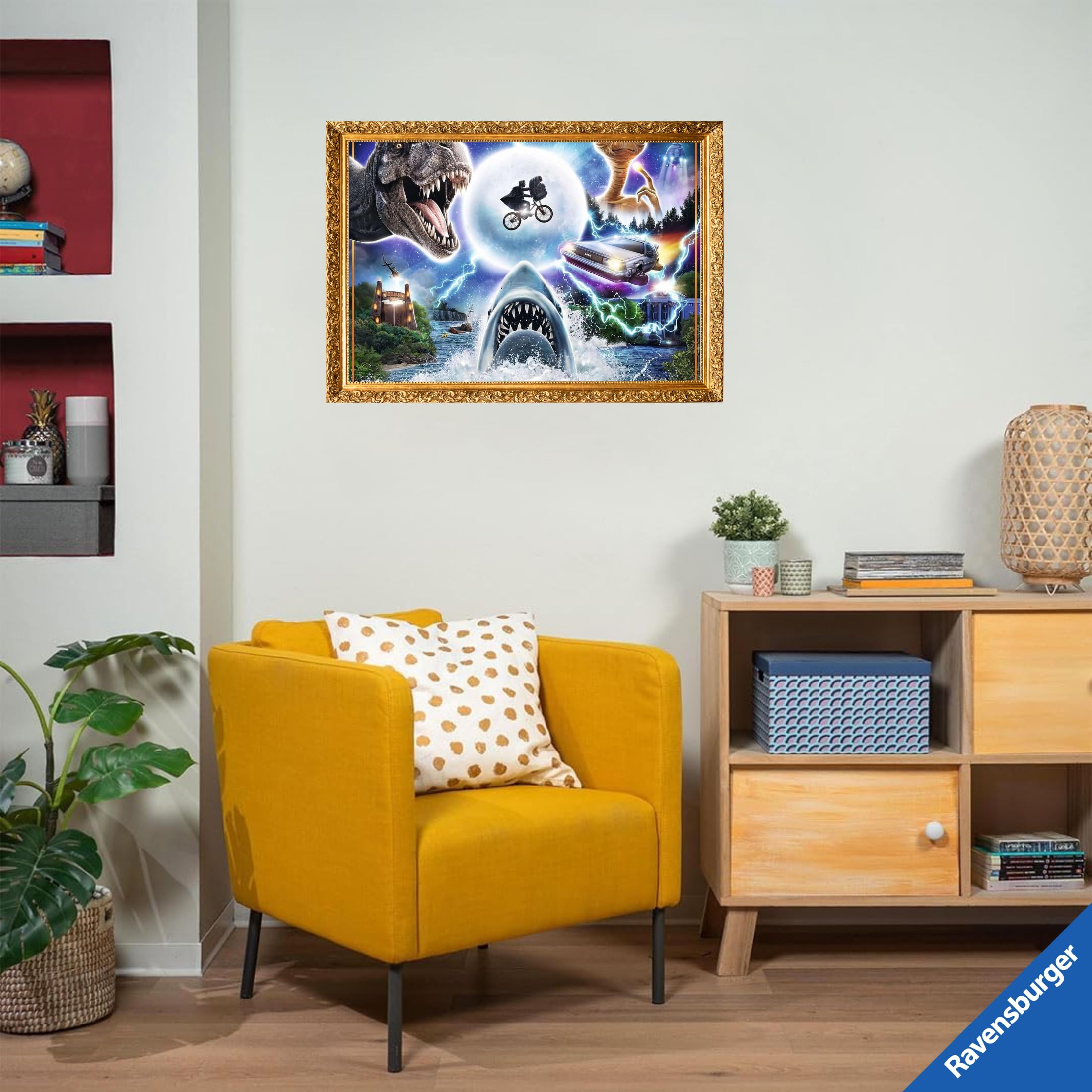 Ravensburger - Puzzle 2000 Pezzi Vault Universal & Amblim | Puzzle 2000 Pezzi | Rompicapo Adulti E Bambini Dai 14 Anni In Su | Regalo Per Bambini E Adulti | Misure 98x75cm