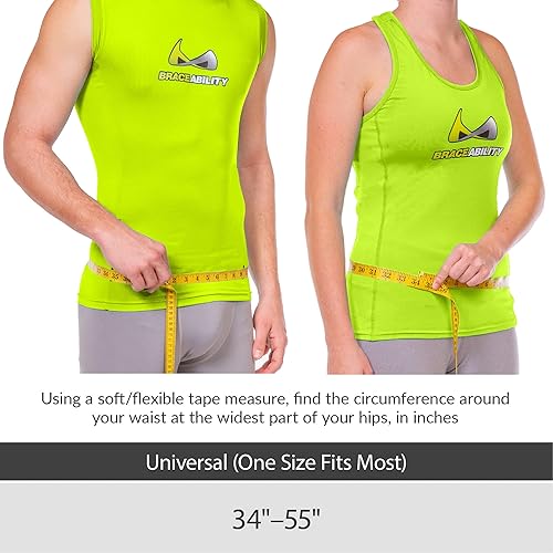 Miniatura 2 de BraceAbility SI Joint Belt  Soporte de compresión sacroilíaca para disfunción sacra, alivio del dolor de coxis y tratamiento de inflamación del