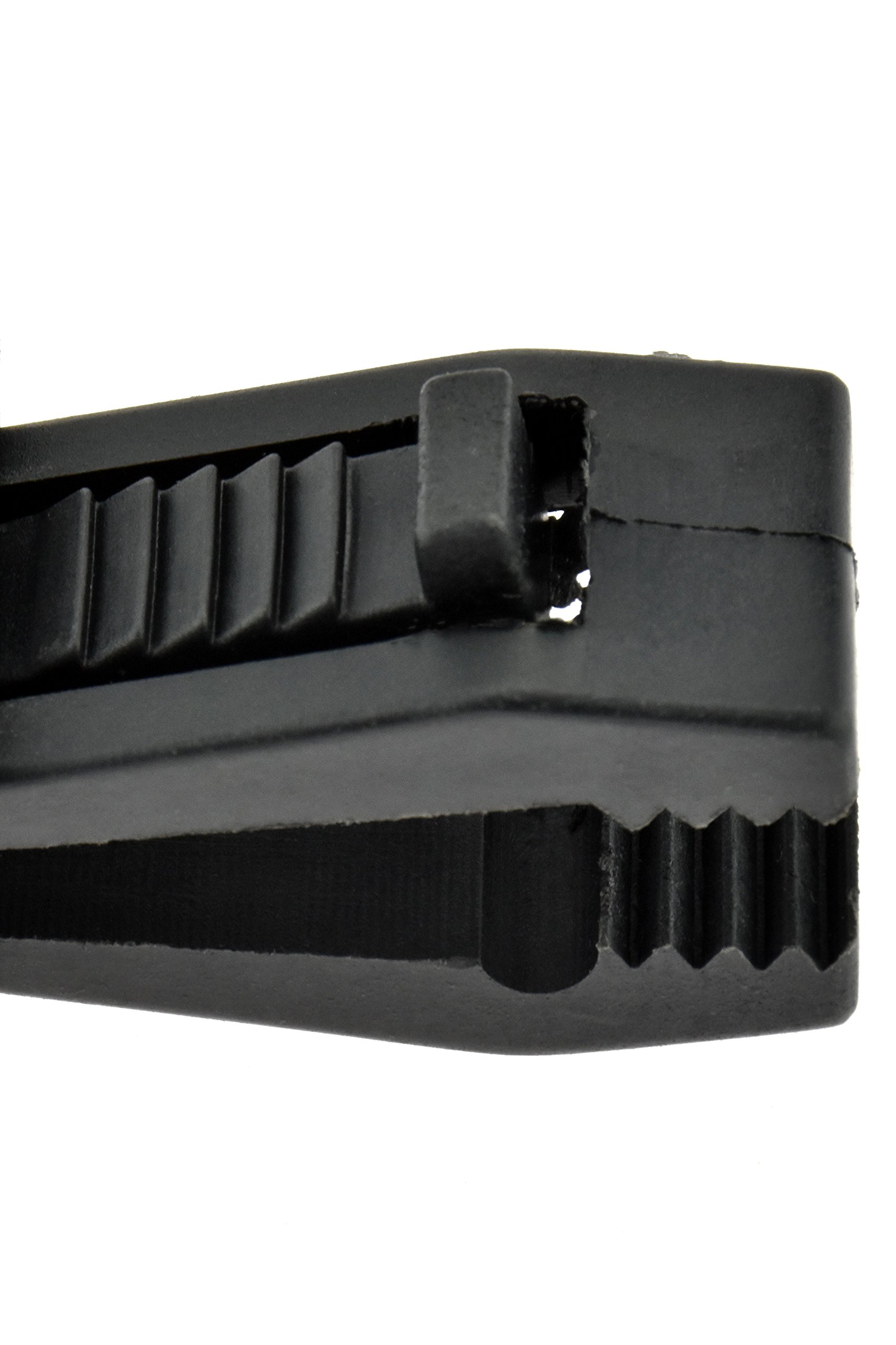 SE 9615RB12 Abrazaderas para toldo/toldo (12 unidades), color negro