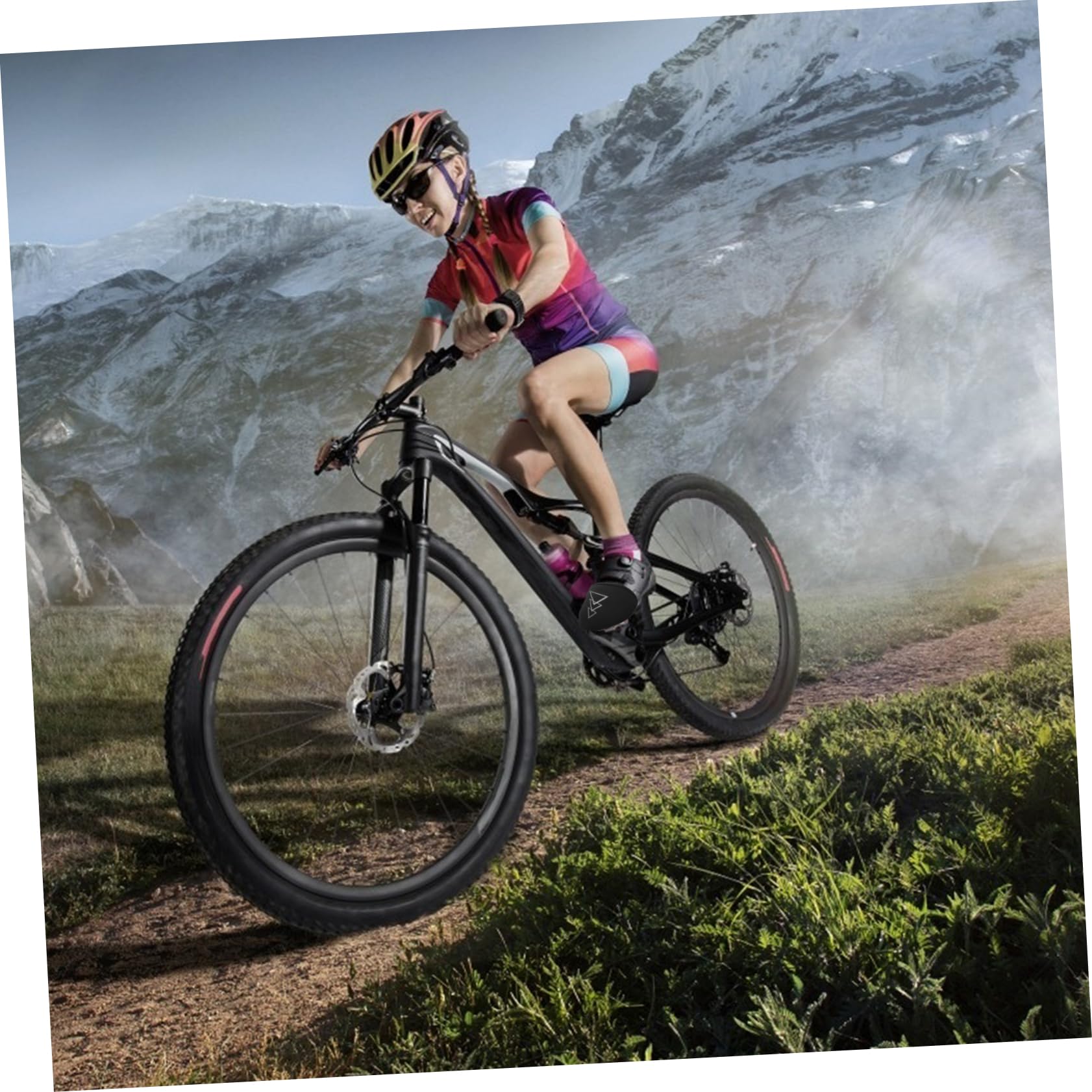 TOYANDONA Cubiertas de Zapatos de Bicicleta Agua Cubrezapatillas térmicas cálidas Impermeable Calefactor Calentador Media zapatería cubrebotas a Prueba de Viento Caucho Black