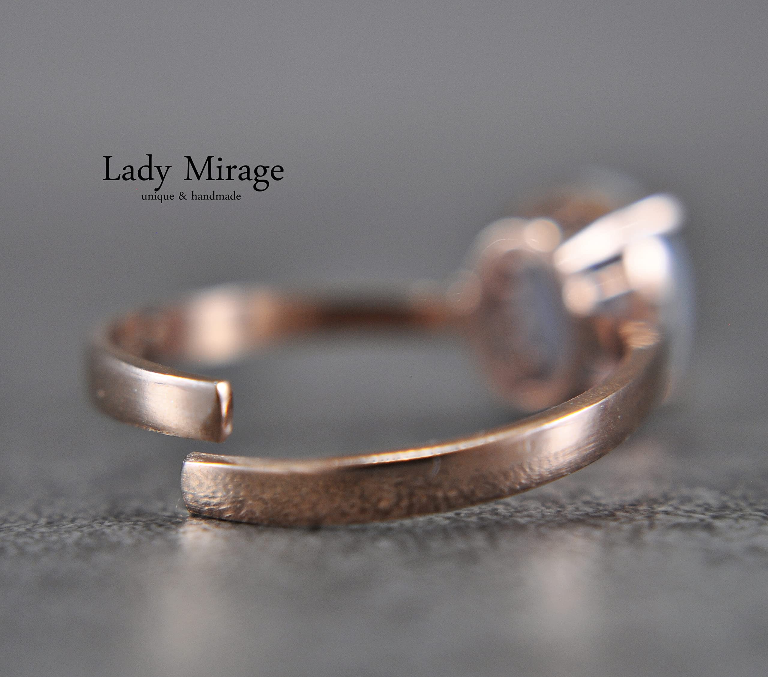 925 Silber - Rosévergoldet - Lady Cameo - Vintage Schmuck - Kamee - Statement-Ring - Antik - Jugendstil - Größenverstellbar - Geschenk für Mama - Geburtstagsgeschenk - Silberring - Schmuck-Geschenk