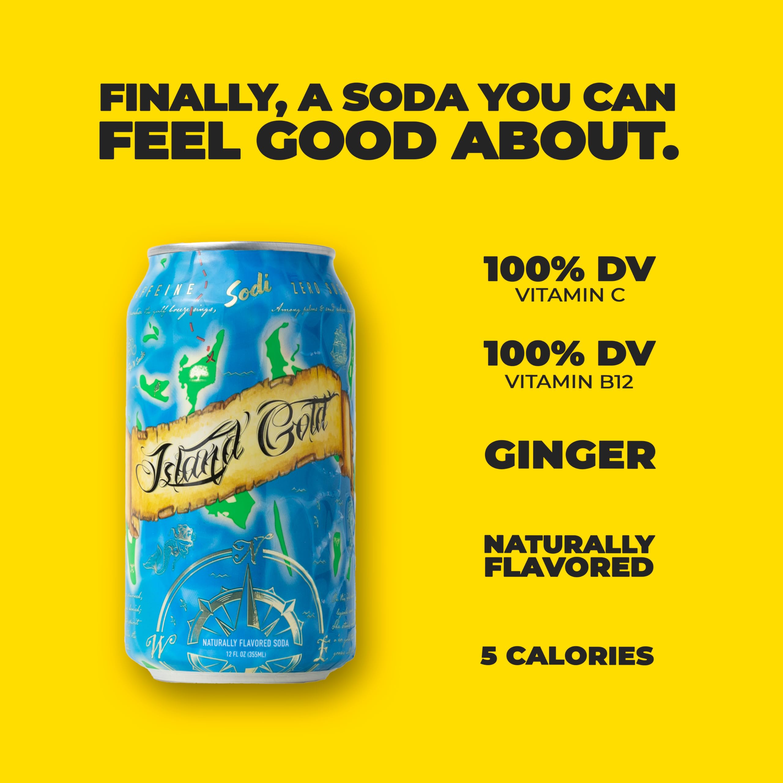 Amazon.com : Sodi | Better For You Sparkling Soda Pop | Island