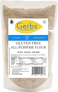 Gerbs All Purpose Gluten Free Baking Flour 2 lbs. | Custom Blend, No Art...