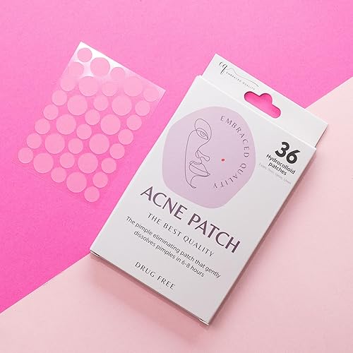 Miniatura 2 de Parche para el acné, eliminador de espinillas, hidrocoloide y sin medicamentos, parche para acné facial, cuerpo y espalda, para uso diurno y