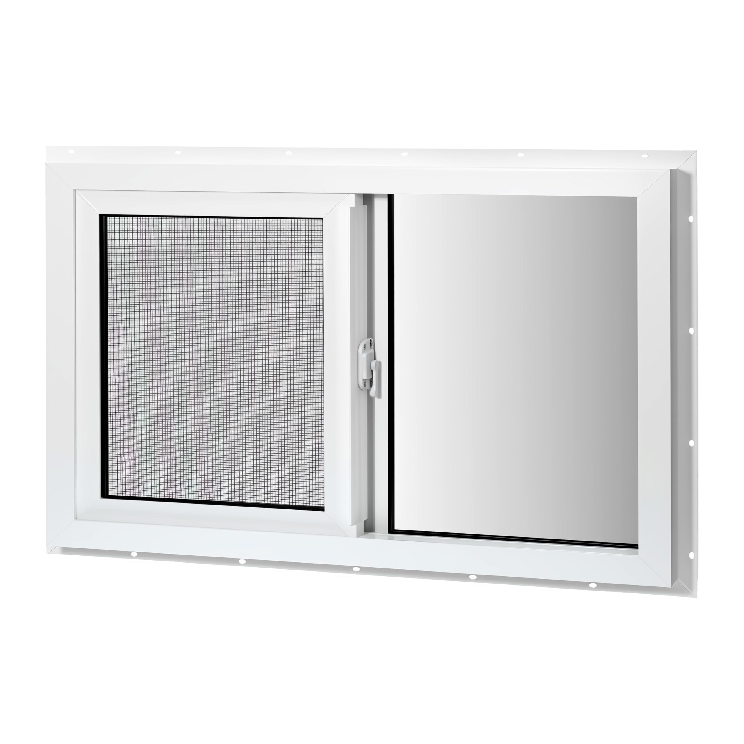 Ventana deslizante de 32 x 20 con vidrio templado aislado doble panel para mayor eficiencia