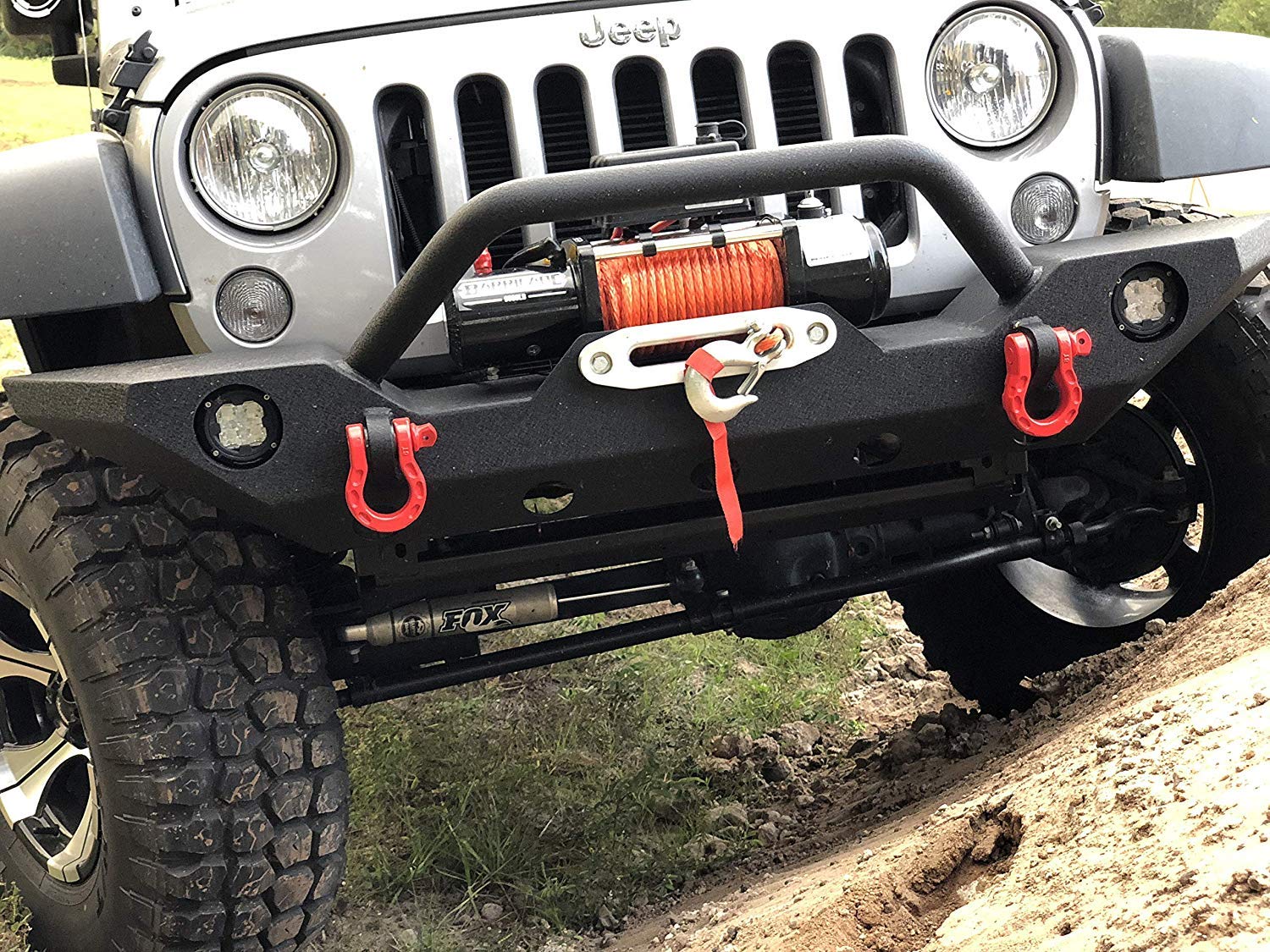 2 Pack Tow Shackle Red 68,000 lbs Capacity, Stronger Than 3/4