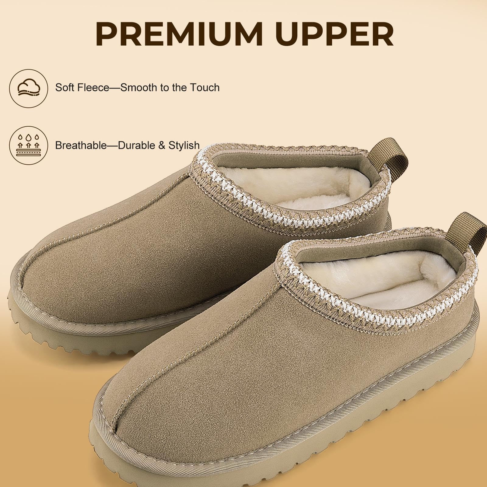 Mishansha Pantofole Donna Invernali Ciabatte Pelose Inverno Scarpe Casa - Esterno e Interno,36-43