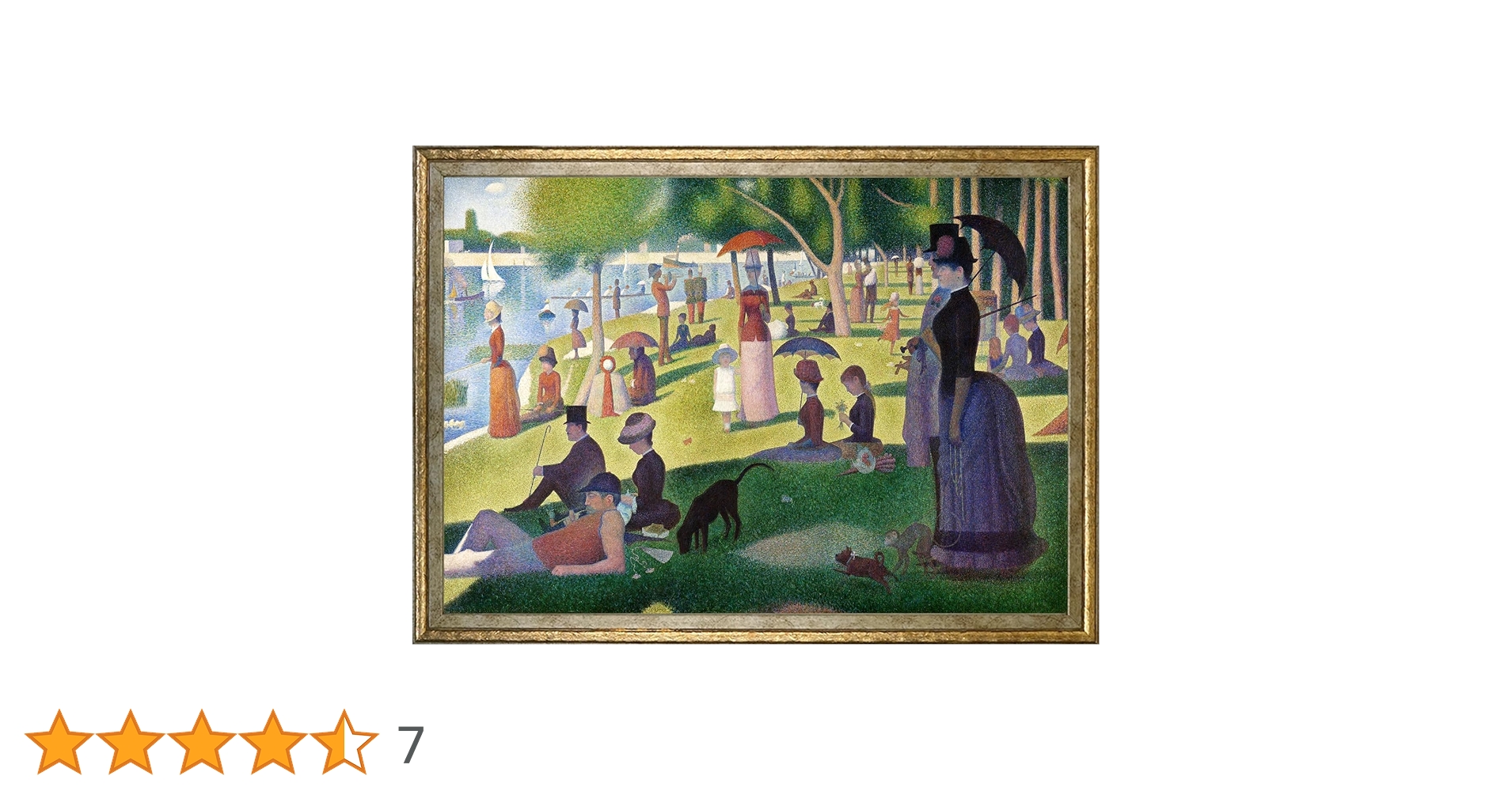 Amazon.co.jp: ポスター ジョルジュ スーラ (グランド ジャット島の