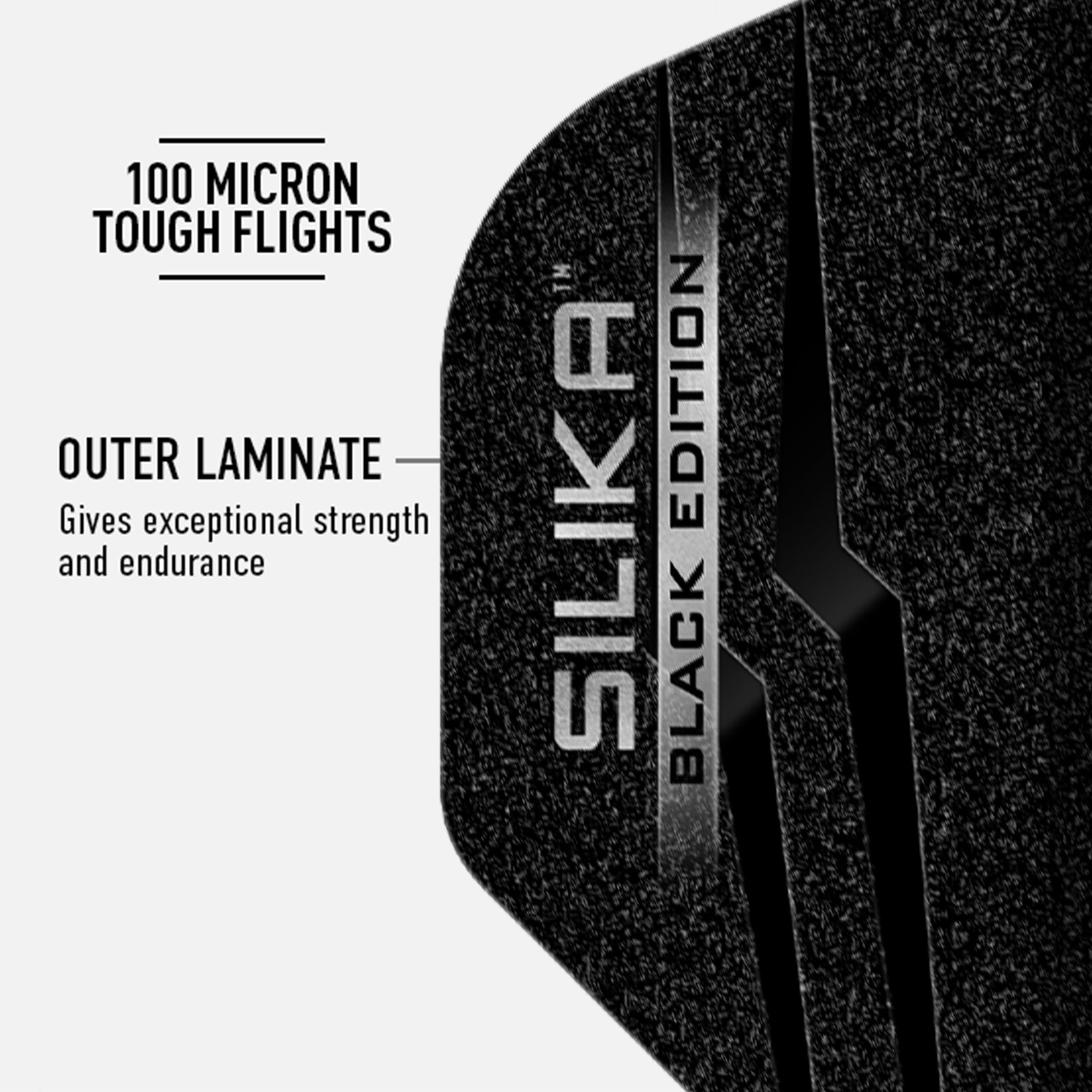 Harrows Silika No2 | 5 x zestawów Lotki do lotek (w sumie 15 lotek) I Lotki do lotek 100 mikronów I Premium Extra Strong Made in UK I Profesjonalne akcesoria do lotek I Niebieskie lotki do lotek