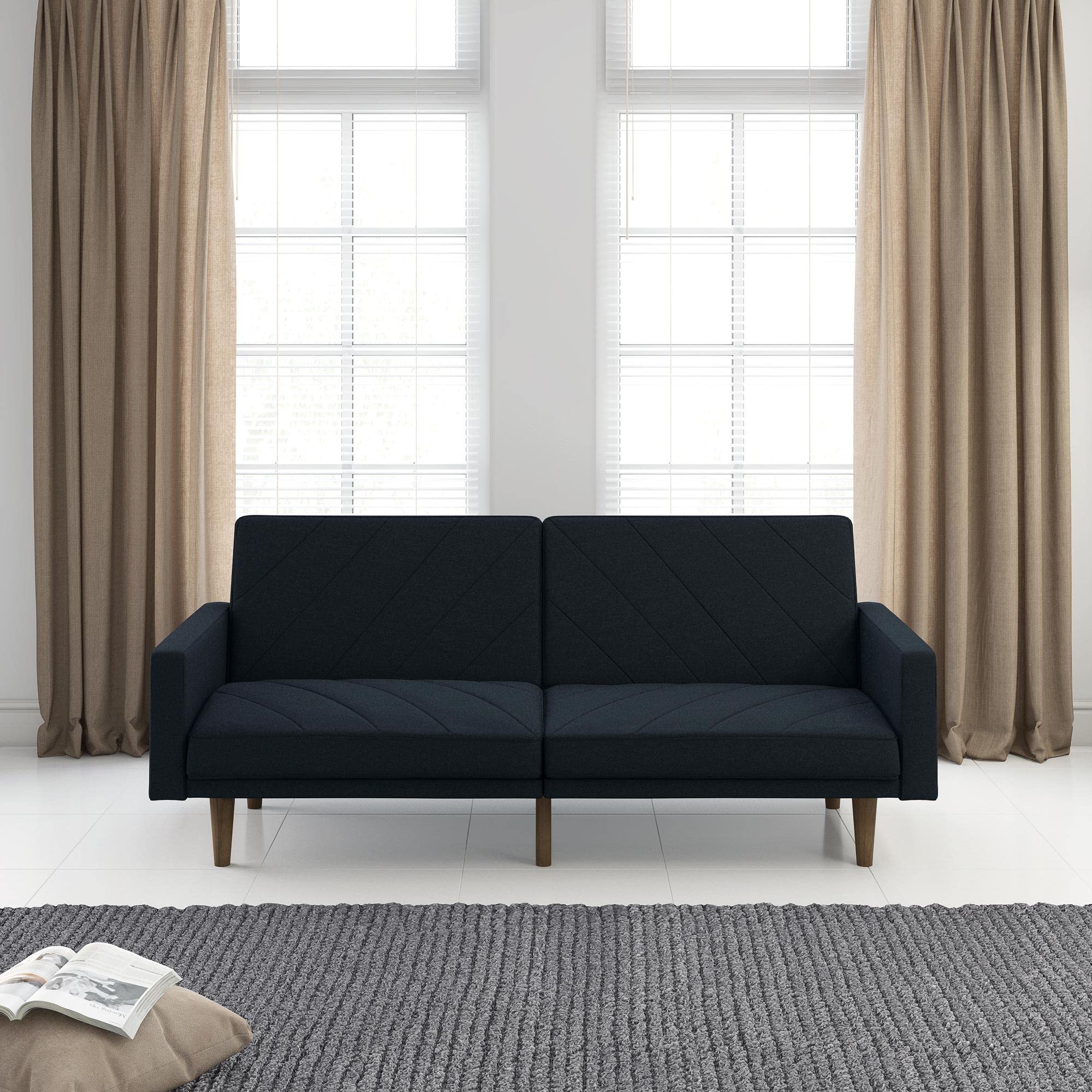 DHP Paxson (Reino Unido) Clic Clac Sofá Cama, Azul Marino