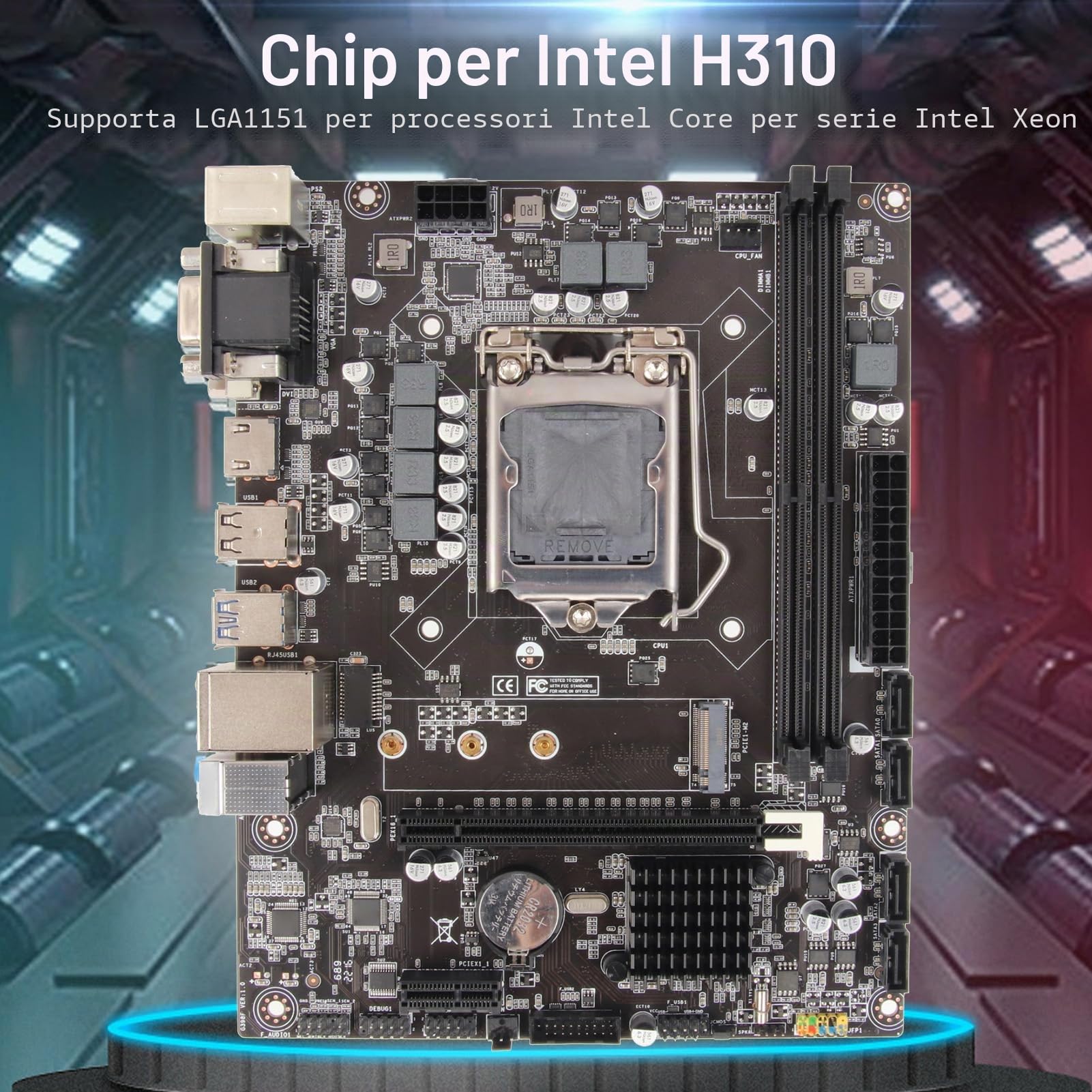 H310 LGA 1151 Scheda Madre DDR4 Gaming Desktop Core ATX Ivy Bridge