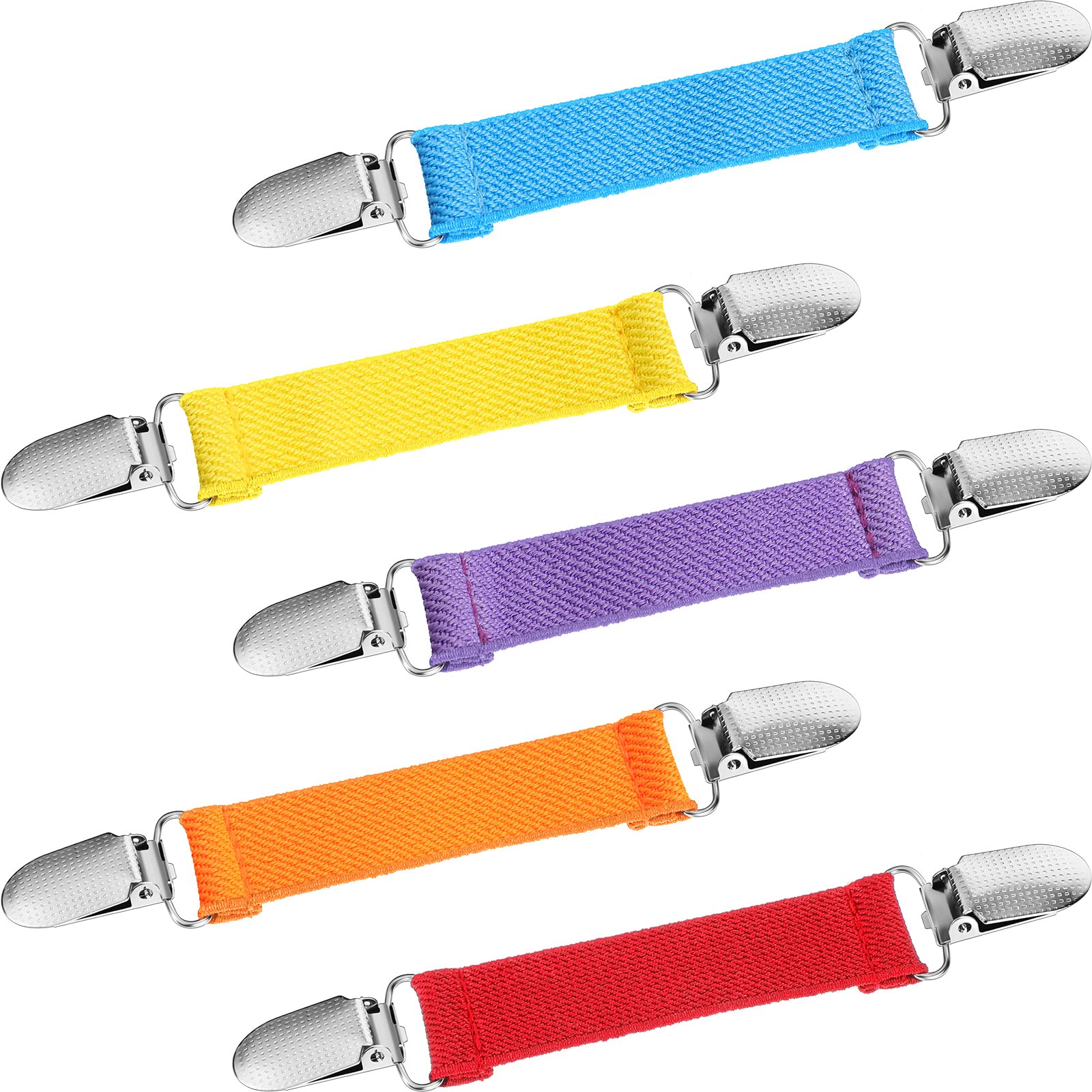 5 Pcs Fit Dress Cinch Clips Set Scarf Clip Retro Cardigan Collar Clips Back Cinch Shawl Clip-image-6