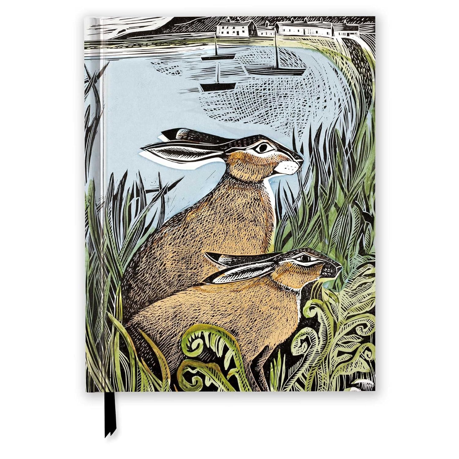 Angela Harding: Rathlin Hares (Blank Sketch Book) by Flame Tree Studio NOTEBOOK