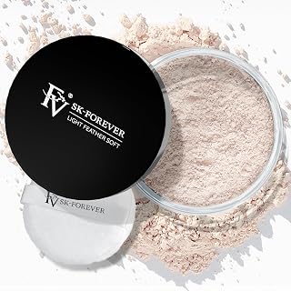 FV Loose Setting Powder, Talc Free Translucent Face Powder for Lightweight, Natural Finish Formula Without Shine, Fine Lines and Smooth Pores for Oily Dry Normal Skin Types, 10g, Ivory