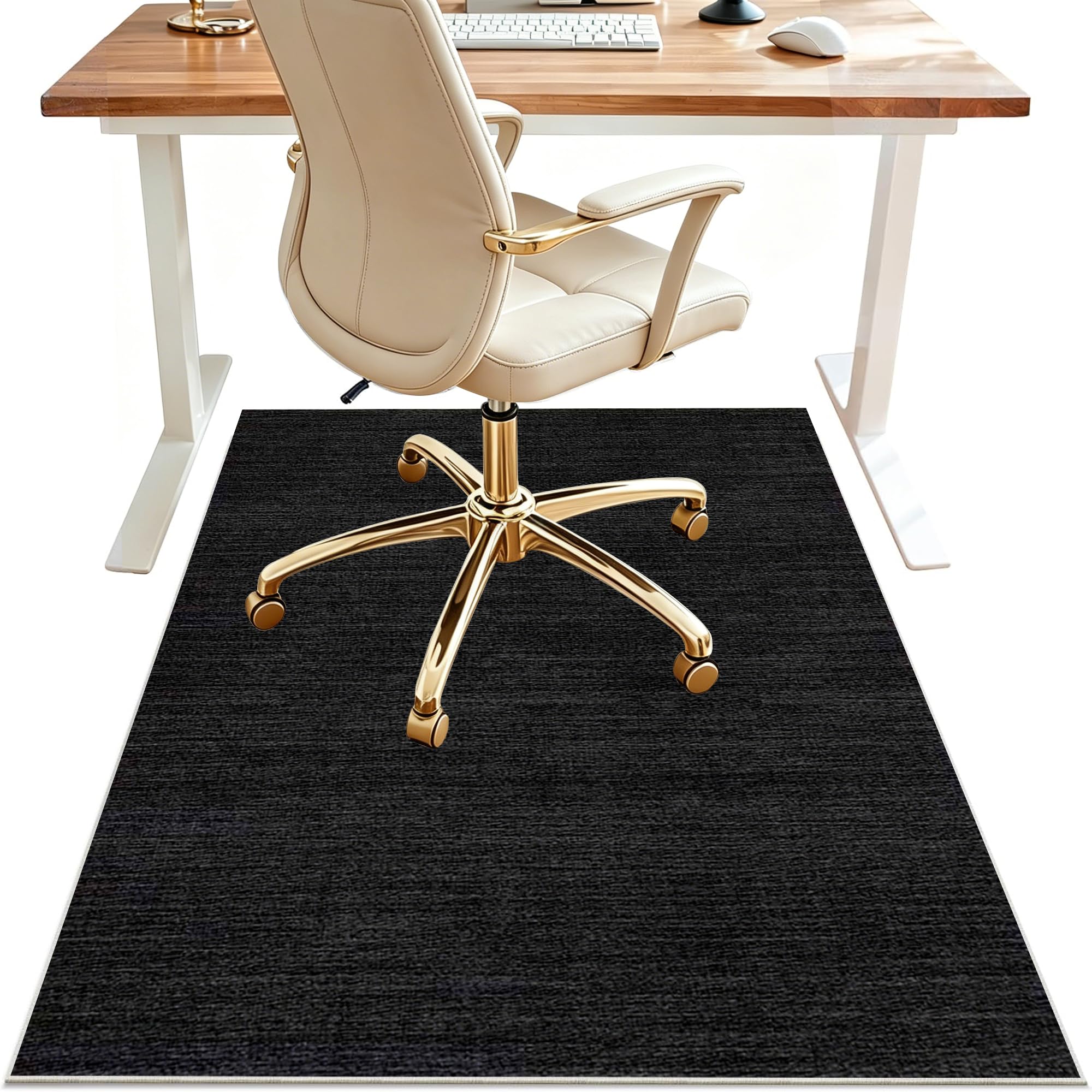 Office Chair Mat for Carpet Floor, Computer Gaming Chair Mat, Floor Protectors for Rolling Chairs 200 x 260 cm Heavy Duty Desk Chair Mat Non-slip Carpet Protector Chair Mat for Home and Office