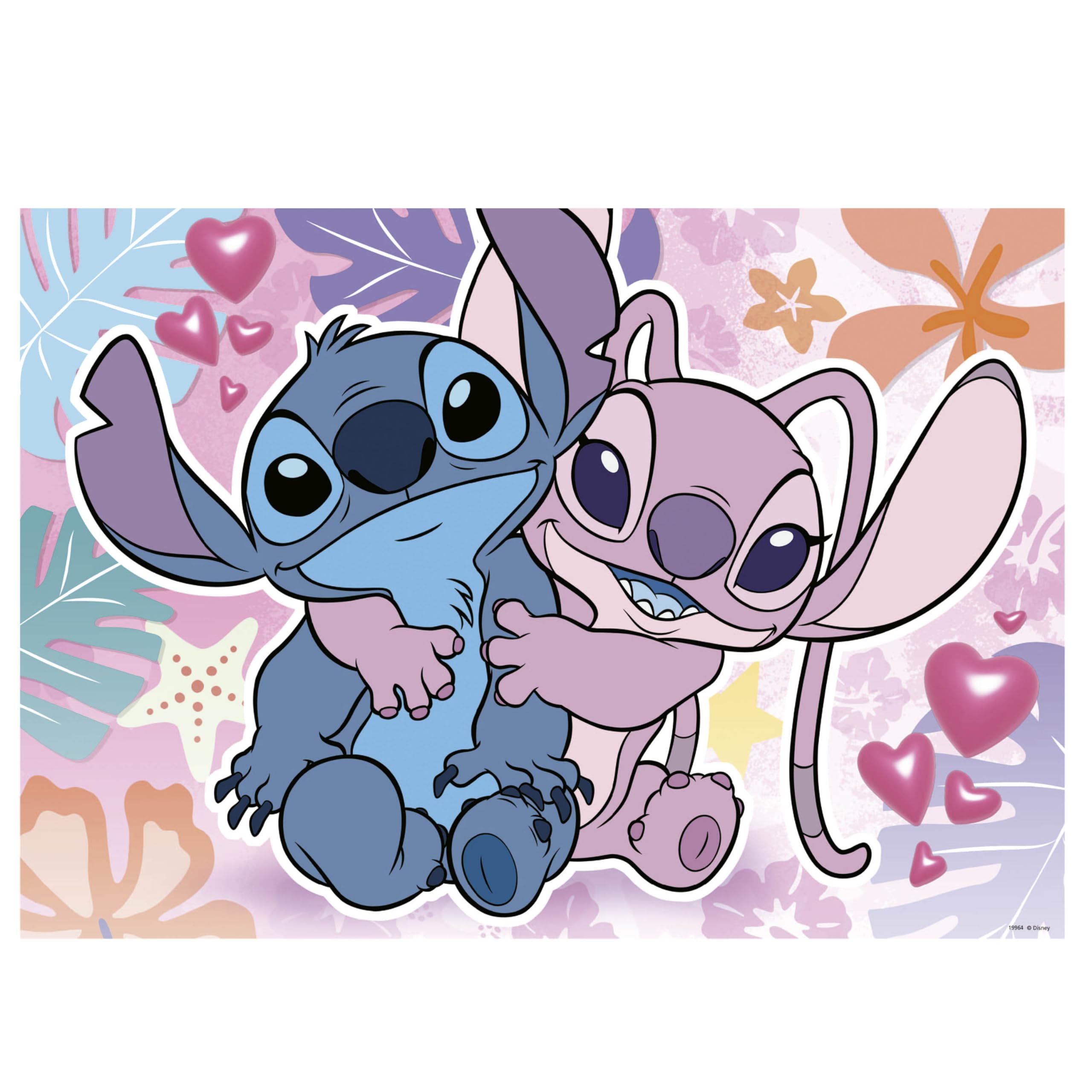 Educa - Puzzle per bambini con 300 pezzi | Stitch Disney. Misura: 40 x 28 cm. Raccomandato 8 anni (19964)