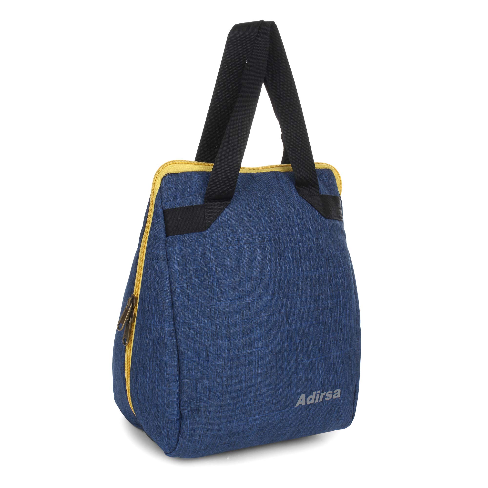 ADIRSA Polyester Insulated Lunch Bag/Tiffin Bag For Men, Women, Kids, School, Picnic, Work (Navy Blue), 1000 milliliter (B08D3MMSYD) Amazon Price History, Amazon Price Tracker
